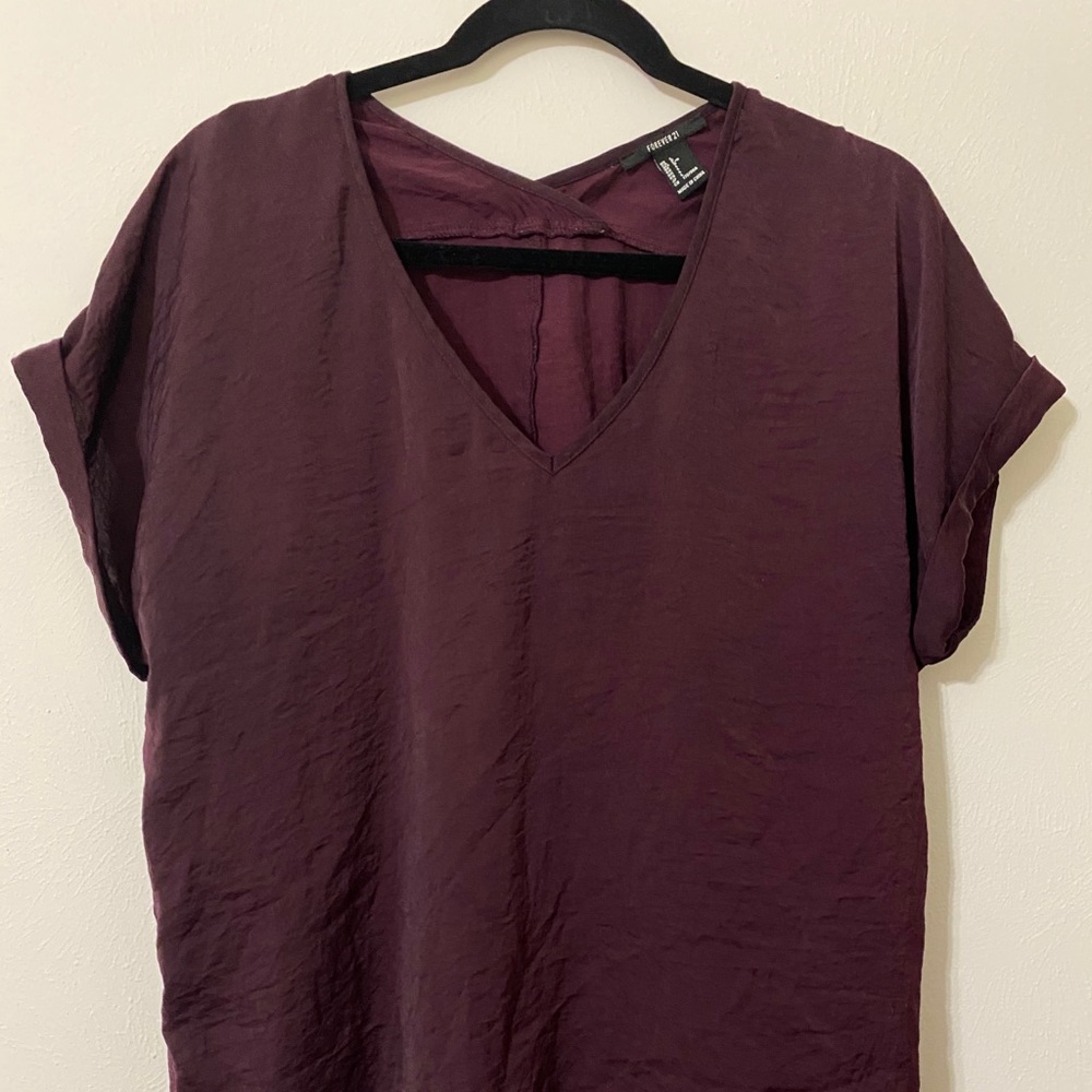 Silky Forever 21 Blouse